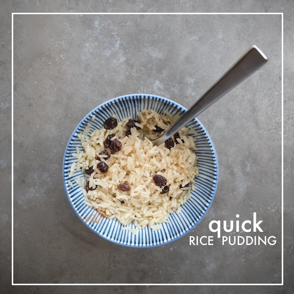 Quick Rice Pudding // shutterbean