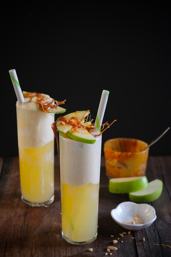 Shake up your dessert game with these Caramel Apple Floats. Find the recipe on Shutterbean.com!