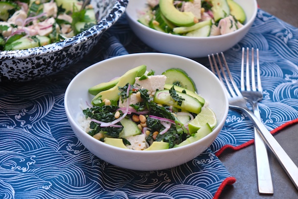 Cucumber Kale Salad from Heidi Swanson's new book Near & Far. Find the recipe on Shutterbean.com! 