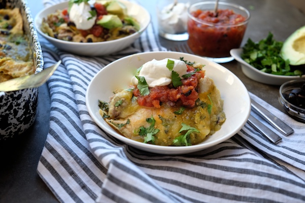 Weeknight meals are made EASY with this Pork Enchilada Lasagna. Find the recipe on Shutterbean.com