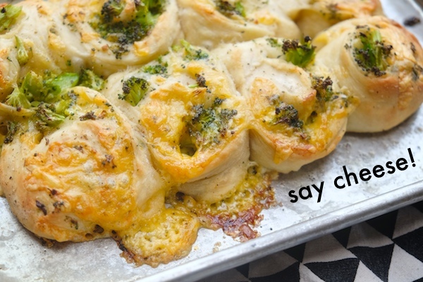 Transform store bought pizza dough into Broccoli Cheddar Rolls. It makes for a perfect weeknight dinner! Recipe on Shutterbean.com 