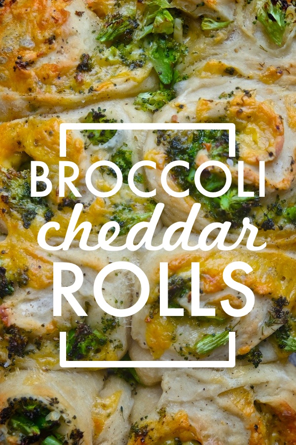 Transform store bought pizza dough into Broccoli Cheddar Rolls. It makes for a perfect weeknight dinner! Recipe on Shutterbean.com 