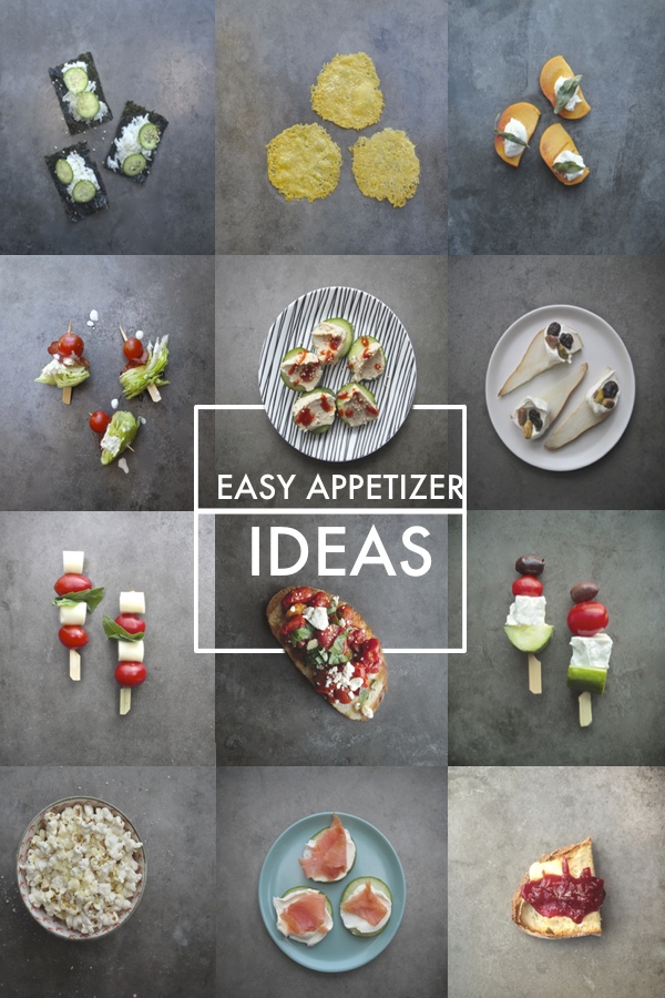 A collection of Easy Appetizer Ideas can be found at Shutterbean.com! 