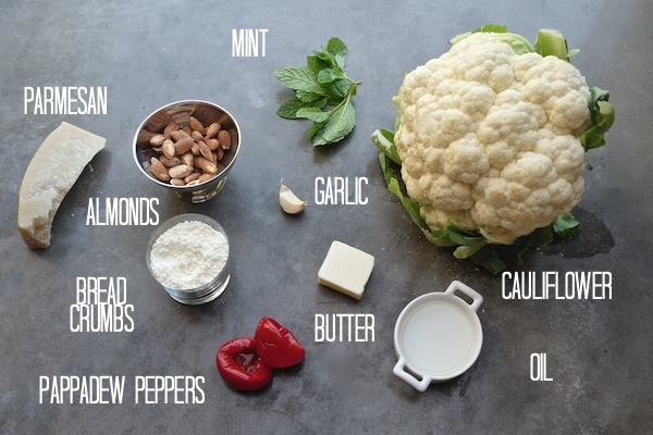 Skillet Roasted Cauliflower with Breadcrumbs. You can make a whole meal out of it! Recipe on Shutterbean.com