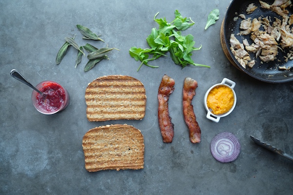 Turn your Thanksgiving leftovers into an amazing sandwich! Check out this Turkey Bacon Cranberry Sandwich made with Dave's Killer Bread on Shutterbean.com