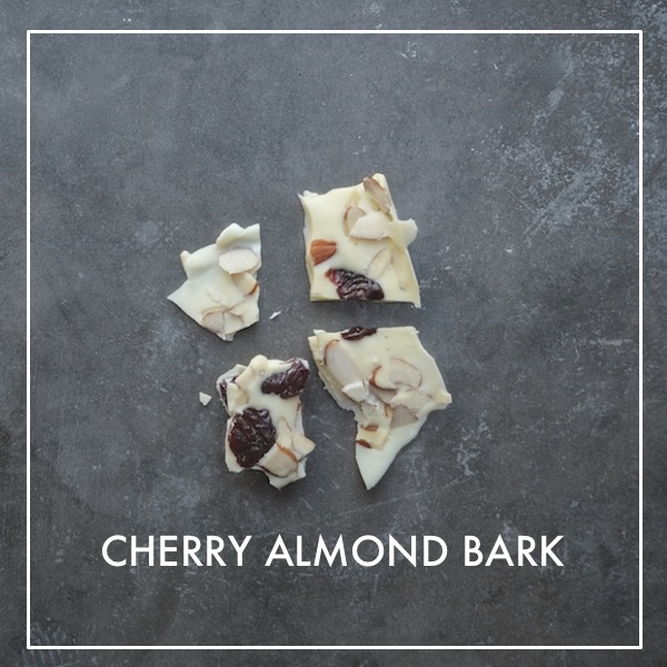 Make a simple Cherry Almond Bark with leftover white chocolate // shutterbean