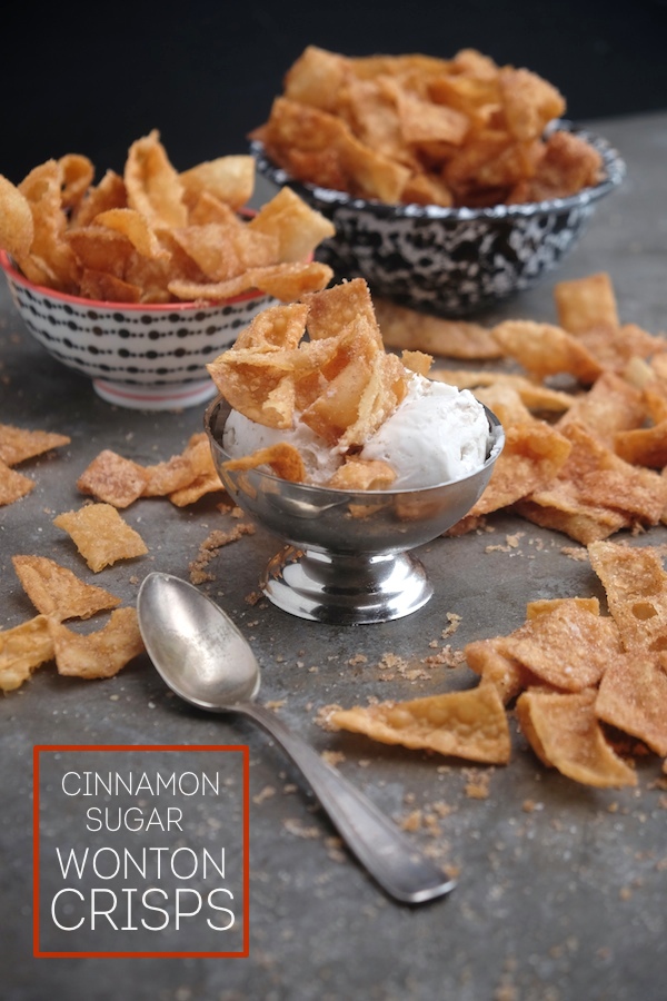 Turn wonton wrappers into a delicious snack dessert. Check out the recipe for Cinnamon Sugar Wonton Crisps on Shutterbean.com!