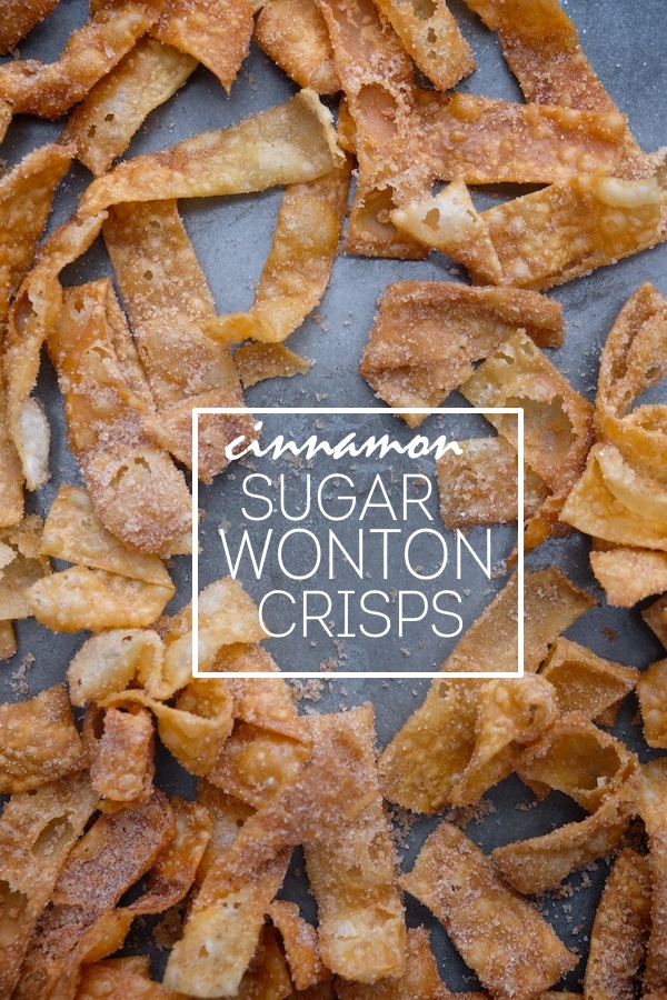 Turn wonton wrappers into a delicious snack dessert. Check out the recipe for Cinnamon Sugar Wonton Crisps on Shutterbean.com!