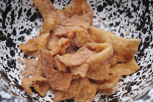 Turn wonton wrappers into a delicious snack dessert. Check out the recipe for Cinnamon Sugar Wonton Crisps on Shutterbean.com!