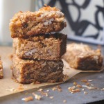 If you're looking to make your life easier this holiday season, make these Coconut Blondies! Recipe on Shutterbean.com