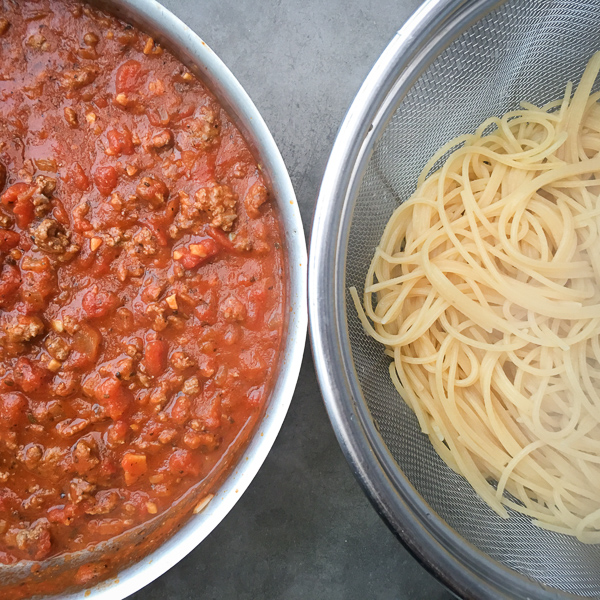 You won't believe how simple this Baked Spaghetti with Meat Sauce recipe is. Check it out on Shutterbean.com! 