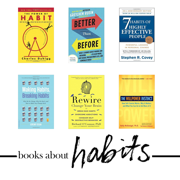 Habit Forming & books to look into. Check out more on Shutterbean.com!