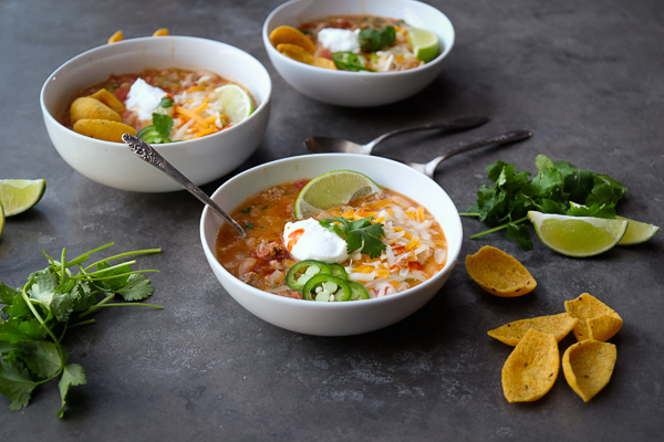 Turkey White Bean Chili for those long winter nights! Find the recipe on Shutterbean.com