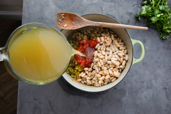 Turkey White Bean Chili for those long winter nights! Find the recipe on Shutterbean.com