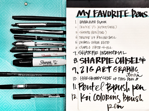 Paper Mate Flair Ultra Fine and a Sharpie Pen Comparison – RedLine