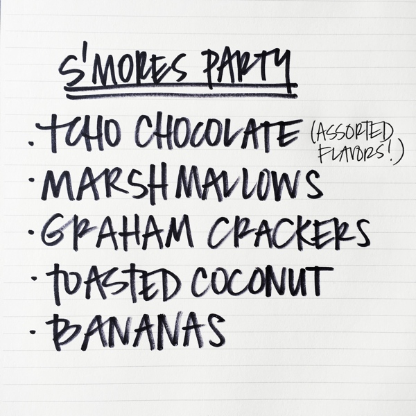 Cold weather got you down? Create a fun Indoor S'mores Party with Tcho Chocolate. More on Shutterbean.com!