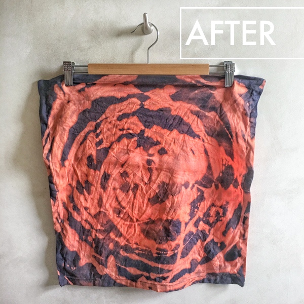 The easiest/most inexpensive way to tie-dye is with bleach! Check out this Tie Dying with Bleach Tutorial on Shutterbean.com! 