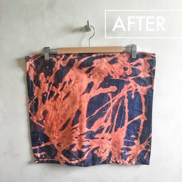 The easiest/most inexpensive way to tie-dye is with bleach! Check out this Tie Dying with Bleach Tutorial on Shutterbean.com! 