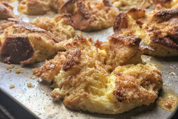 Shake up your breakfast game with these Cinnamon French Toast Muffins. Find the recipe on Shutterbean.com!