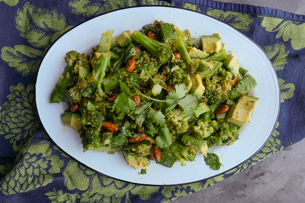 Lime Ginger Broccoli Salad is a great way to wake up your taste buds and give your body a good RESET. Find the recipe on Shutterbean.com!