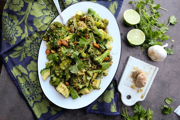Lime Ginger Broccoli Salad is a great way to wake up your taste buds and give your body a good RESET. Find the recipe on Shutterbean.com!