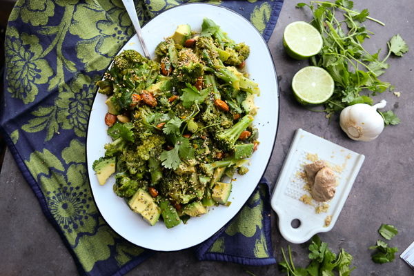 Lime Ginger Broccoli Salad