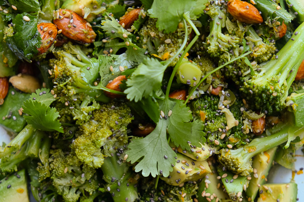 Lime Ginger Broccoli Salad is a great way to wake up your taste buds and give your body a good RESET. Find the recipe on Shutterbean.com!