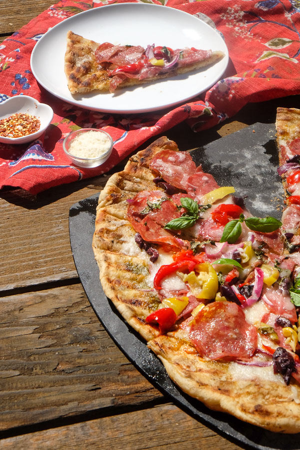 Turn the classic muffuletta sandwich into a pizza with this Muffuletta Pizza. Find the recipe on Shutterbean.com!