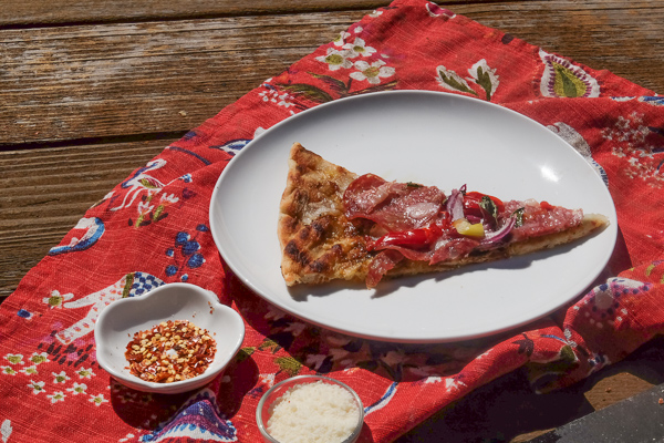 Turn the classic muffuletta sandwich into a pizza with this Muffuletta Pizza. Find the recipe on Shutterbean.com!