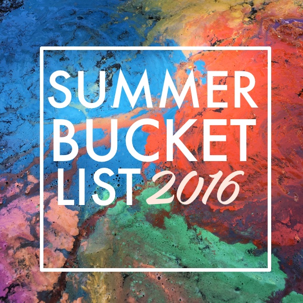 Summer Bucket List 2016 on Shutterbean.com