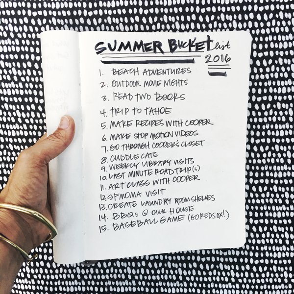 Summer Bucket List 2016 on Shutterbean.com