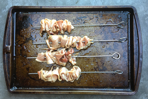 Honey Sriracha Grilled Bacon. That's right! You can grill bacon! Check out the recipe on Shutterbean.com!