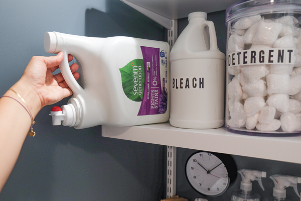 Around the House: Laundry Closet Makeover. Check out more on Shutterbean.com!