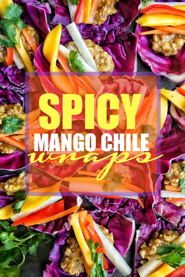 A mostly raw, totally vegan recipe that's incredibly satisfying. Find the recipe for these Spicy Mango Chile Wraps on Shutterbean.com!