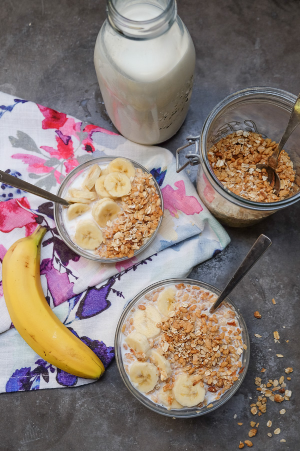 Night Cereal: Tahini Rice Crispy Cereal