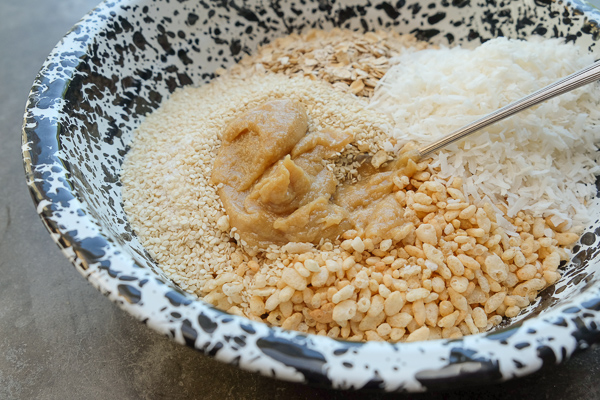 Cereal for dinner? YES PLEASE. Check out the recipe for these Tahini Rice Crispies on Shutterbean.com #foodlovesmilk #gotnightcereal