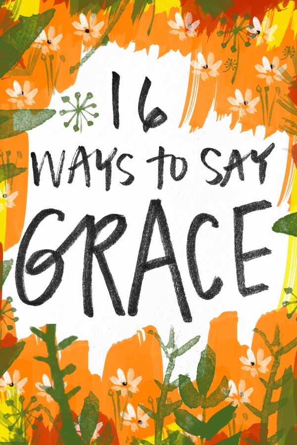 16 Ways to Say Grace! A collection of pre-meal grace inspiration by Helen Jane Hearn on Shutterbean.com!