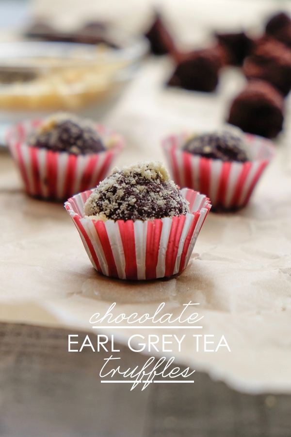 Win people's hearts with Chocolate Earl Grey Tea Truffles. Find the recipe on Shutterbean.com!