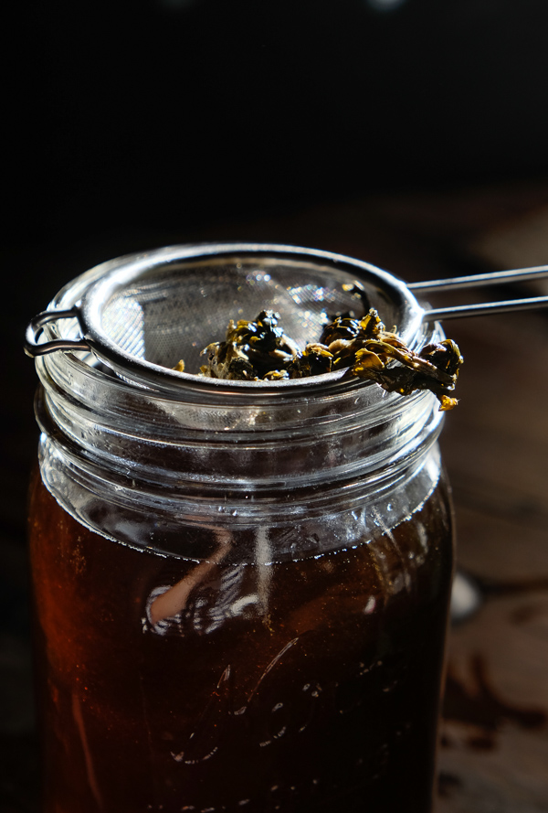 Jasmine Tea Infused Vodka to up your spirit game. Find the recipe on Shutterbean.com! 