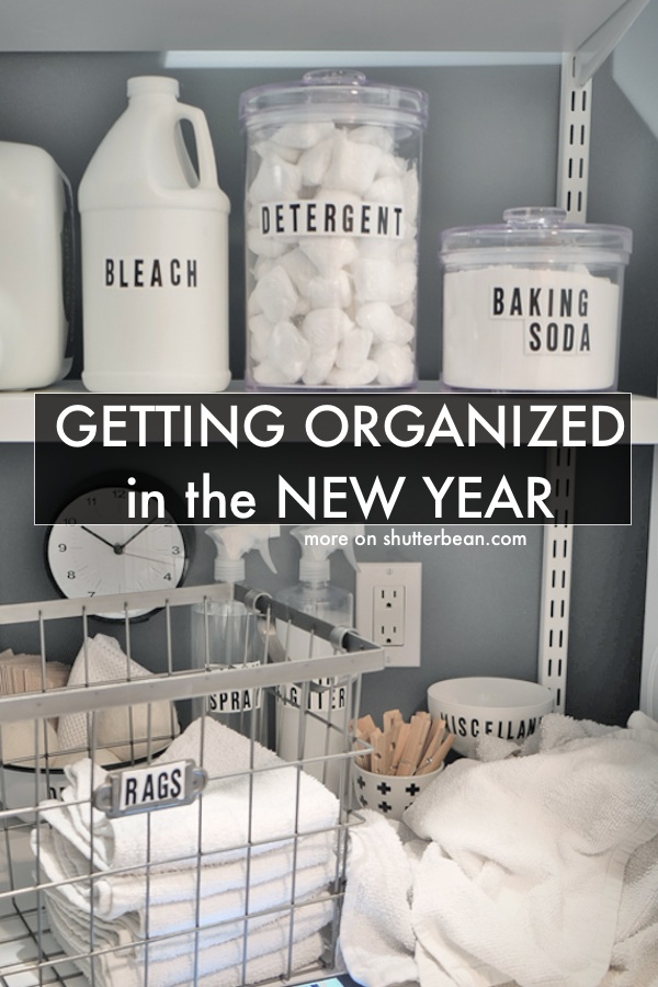 Getting Organized in the New Year. See how Tracy from Shutterbean does it!