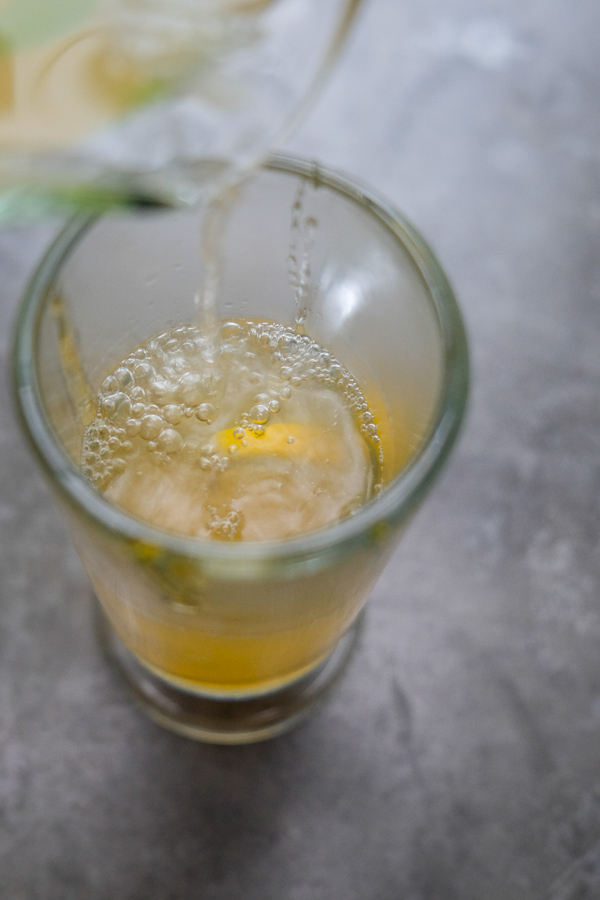 Soothe your throat & relax with this Lemon Ginger Elixir. Find the recipe on Shutterbean.com!