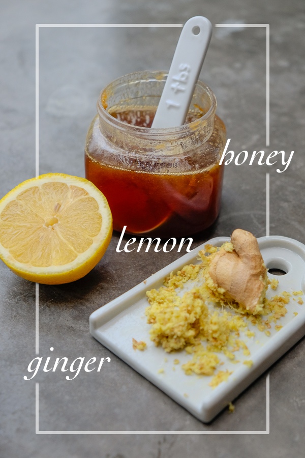 Soothe your throat & relax with this Lemon Ginger Elixir. Find the recipe on Shutterbean.com!