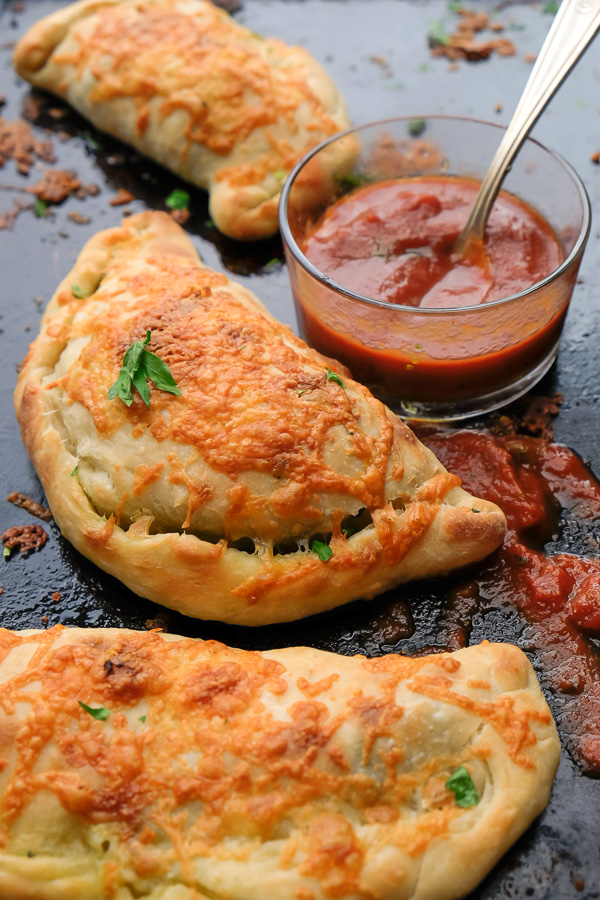 Spinach Artichoke Calzone