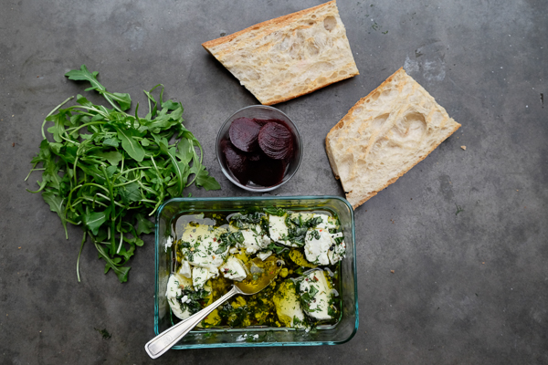 For an easy appetizer, try Herbed Goat Cheese. Recipe on Shutterbean.com