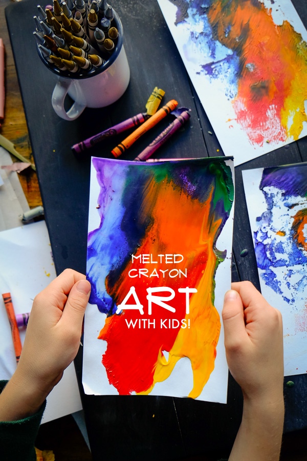 Looking for a fun creative project? Try making your own Melted Crayon Art! It's so much fun. See more on Shutterbean.com