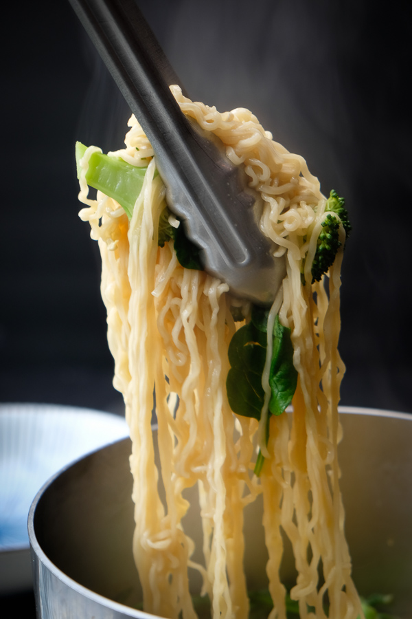 Dinner is just a few minutes away with this Mushroom Ramen recipe made with Imagine Broths & Soups. Find the recipe on Shutterbean.com!