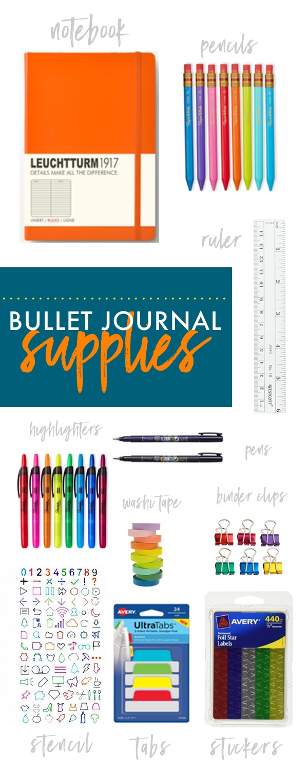 Bullet Journal Supplies