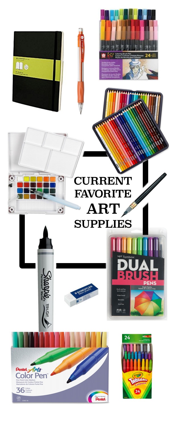 If you're looking to add some fun into your creative routine check out Tracy's Current Favorite Art Supplies on Shutterbean. 