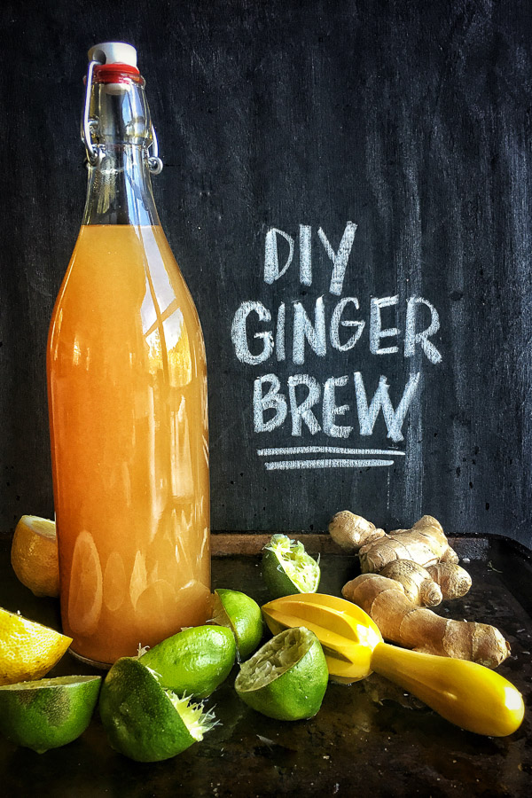Love ginger beer? You can make your own concentrate for drinks & cocktails. Find the recipe on Shutterbean.com