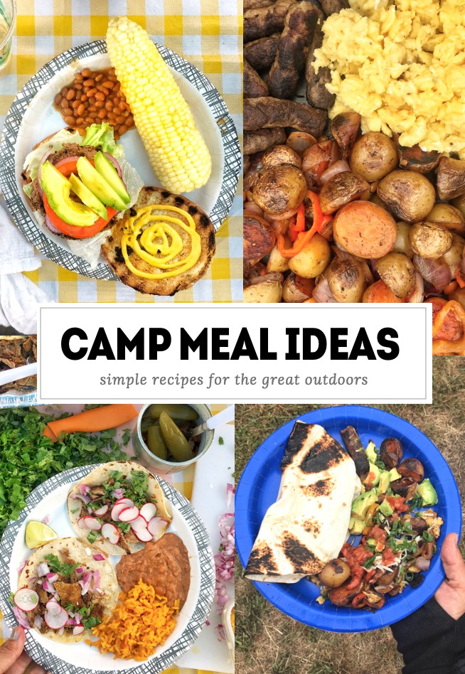 Tracy from Shutterbean.com shares her Camping Meal Ideas to liven up your camp life!